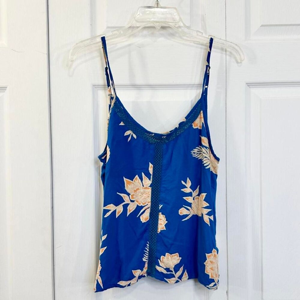 Roxy Women's Blue Floral Tank Top